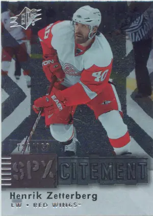2009-10 SPX - HENRIK ZETTERBERG #X5 SPXCITEMENT 727/999