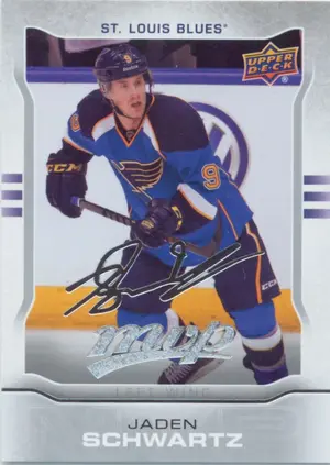 2014-15 MVP - JADEN SCHWARTZ #26 SILVER SCRIPT