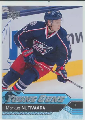 2016-17 UPPER DECK - MARKUS NUTIVAARA #457 YOUNG GUNS