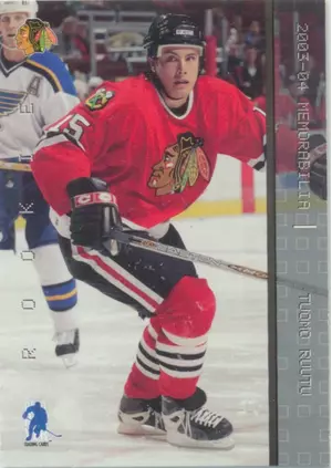 2003-04 BE A PLAYER MEMORABILIA - TUOMO RUUTU #171 ROOKIE