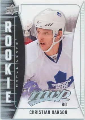 2009-10 MVP - CHRISTIAN HANSON #312 ROOKIE