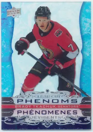 2020-21 TIM HORTONS - BRADY TKACHUK #CC-14 CLEAR CUT PHENOMS