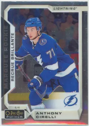 2018-19 O-PEE-CHEE PLATINUM - ANTHONY CIRELLI #154 ROOKIE