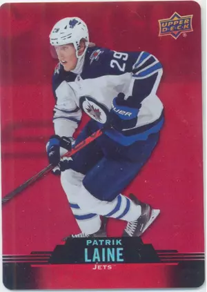 2020-21 TIM HORTONS - PATRIK LAINE #DC-17 RED DIE CUTS