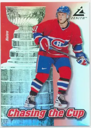 1997-98 ZENITH - SAKU KOIVU #13 CHASING THE CUP