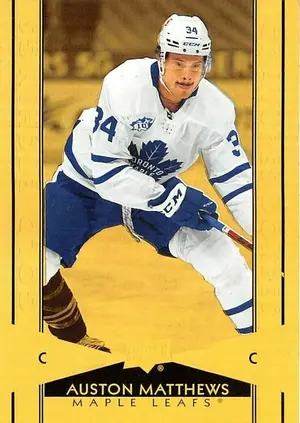 2021-22 TIM HORTONS - AUSTON MATTHEWS #G-4 GOLD ETCHINGS