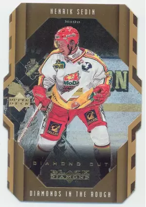 1999-00 BLACK DIAMOND - HENRIK SEDIN #120 DIAMOND CUT