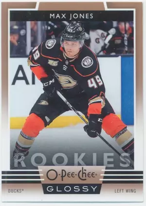 2019-20 UPPER DECK - MAX JONES #R-4 O-PEE-CHEE GLOSSY ROOKIES GOLD
