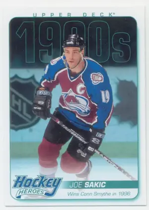 2013-14 UPPER DECK - JOE SAKIC #HH55 HOCKEY HEROES