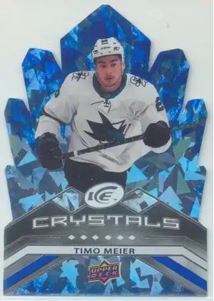2021-22 UPPER DECK ICE - TIMO MEIER #IC-28 CRYSTALS