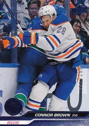 2023-24 Upper Deck Deluxe 556 Connor Brown 105/250