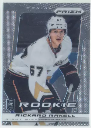 2013-14 PRIZM - RICKARD RAKELL #203 ROOKIE
