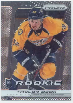 2013-14 PRIZM - TAYLOR BECK #258 ROOKIE