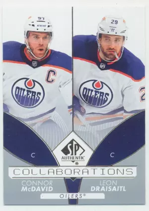 2022-23 SP AUTHENTIC - CONNOR McDAVID/LEON DRAISAITL #C-1 COLLABORATIONS