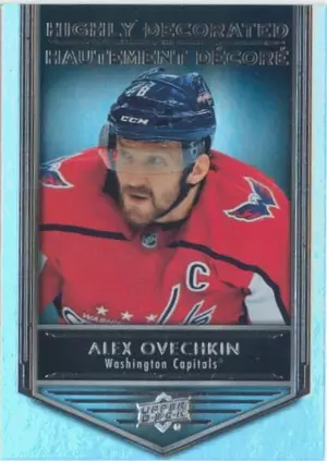 2019-20 TIM HORTONS - ALEX OVECHKIN #HD-8 HIGHLY DECORATED