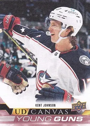 2022-23 Upper Deck Canvas (Young Guns) C-91 Kent Johnson