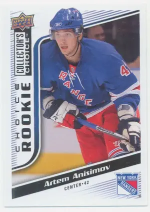 2009-10 COLLECTOR'S CHOICE - ARTEM ANISIMOV #275 CHOICE ROOKIES