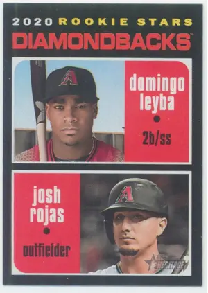 2020 Topps Heritage - Domingo Leyba/Josh Rojas #111 Rookie Stars
