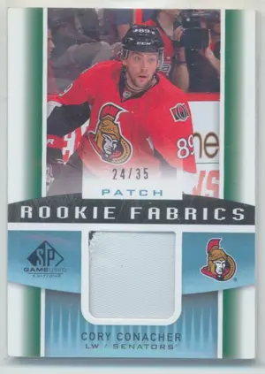 2013-14 Upper Deck SP Game Used Cory Conacher Rookie Fabrics Patch #RF-CO 24/35