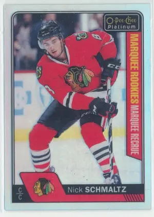 2016-17 O-PEE-CHEE PLATINUM - NICK SCHMALTZ #154 MARQUEE ROOKIES RAINBOW