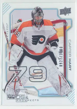 2020-21 UPPER DECK EXTENDED - CARTER HART #PP-20 PROS & PROSPECTS 927/1000