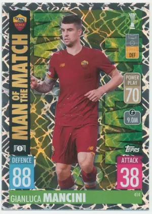 2021-22 Topps Match Attax UCL - Gianluca Mancini #414 Man of the Match