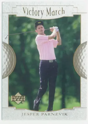 2001 Upper Deck - Jesper Parnevik #153 Victory March
