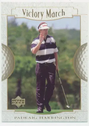 2001 Upper Deck - Padraig Harrington #159 Victory March