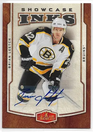 2006-07 Flair Showcase Inks #I-BL Brian Leetch