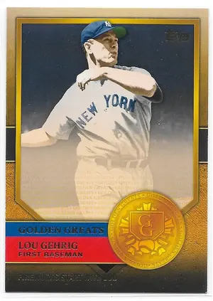2012 Topps Golden Greats #GG-3 Lou Gehrig