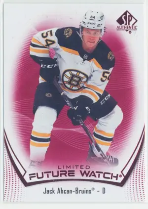 2021-22 SP AUTHENTIC - JACK AHCAN #107 FUTURE WATCH LIMITED RED