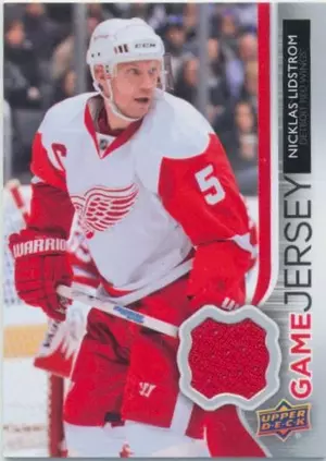 2014-15 UPPER DECK - NICKLAS LISTROM #GJ-NI GAME JERSEY