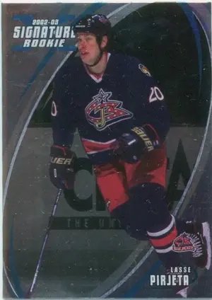 2002-03 SIGNATURE SERIES - LASSE PIRJETA #189 ROOKIE