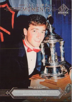 2014-15 SP AUTHENTIC - JOHN VANBIESBROUCK #186 ALL-TIME MOMENTS