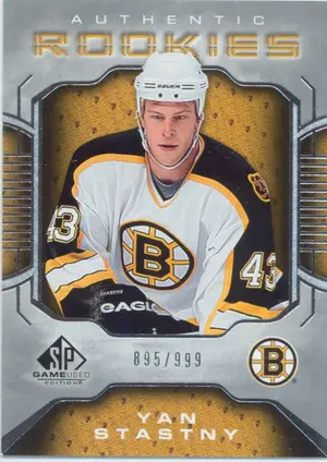 2006-07 SP GAME USED - YAN STASTNY #103 AUTHENTIC ROOKIES 895/999
