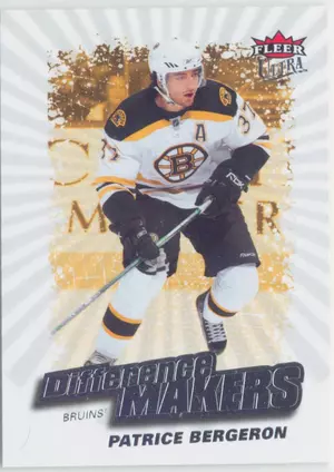 2008-09 FLEER ULTRA - PATRICE BERGERON #DM17 DIFFERENCE MAKERS