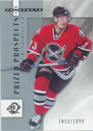 2005-06 HOT PROSPECTS - JIRI NOVOTNY #109 PRIZED PROSPECTS 1823/1999