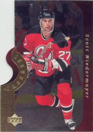 1996-97 UPPER DECK - SCOTT NIEDERMAYER #SS28B SUPERSTAR SHOWDOWN