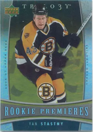 2006-07 TRILOGY - YAN STASTNY #103 ROOKIE 856/999