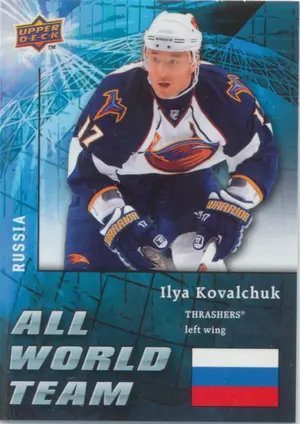 2009-10 UPPER DECK - ILYA KOVALCHUK #AW34 ALL WORLD TEAM