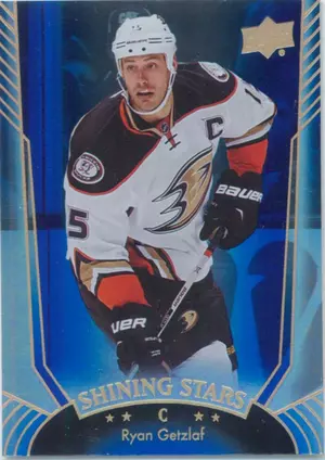 2016-17 UPPER DECK - RYAN GETZLAF #SS-28 SHINING STARS ROYAL BLUE