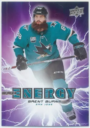 2019-20 UPPER DECK - BRENT BURNS #PE-4 PURE ENERGY