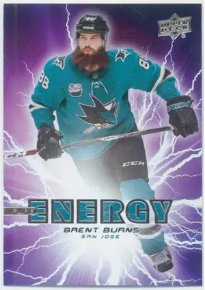 2019-20 UPPER DECK - BRENT BURNS #PE-4 PURE ENERGY
