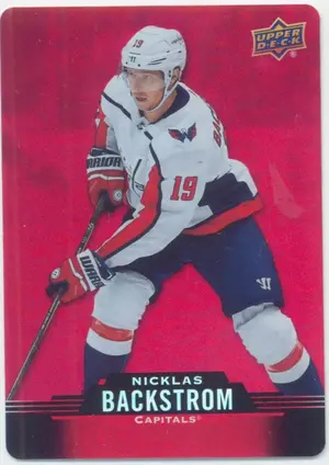 2020-21 TIM HORTONS - NICKLAS BACKSTROM #DC-23 RED DIE CUTS