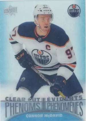 2018-19 TIM HORTONS - CONNOR McDAVID #CC-1 CLEAR CUT PHENOMS