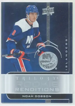 2019-20 UPPER DECK TRILOGY - NOAH DOBSON #RR-38 ROOKIE RENDITIONS
