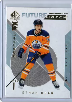 2018-19 UD SPA Future Watch Spectrum Level 1 Ethan Bear