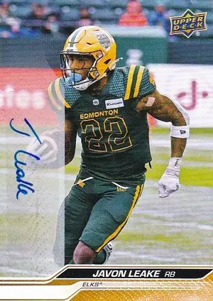 2024 Upper Deck CFL Autographs 58 Javon Leake