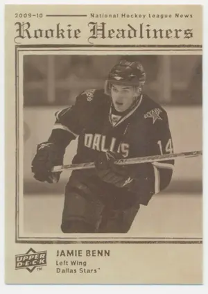 2009-10 UPPER DECK - JAMIE BENN #RH25 ROOKIE HEADLINERS