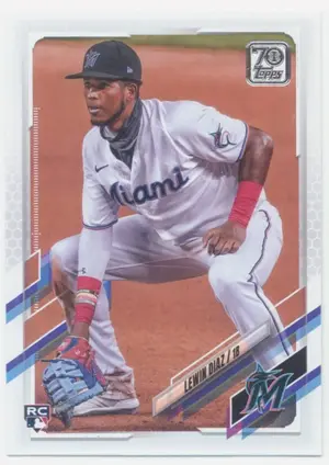 2021 Topps - Lewin Diaz #417 RC